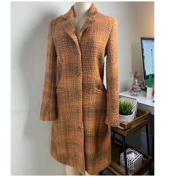 REBECCA TAYLOR VINTAGE WOOL COAT - Picture 2 of 6